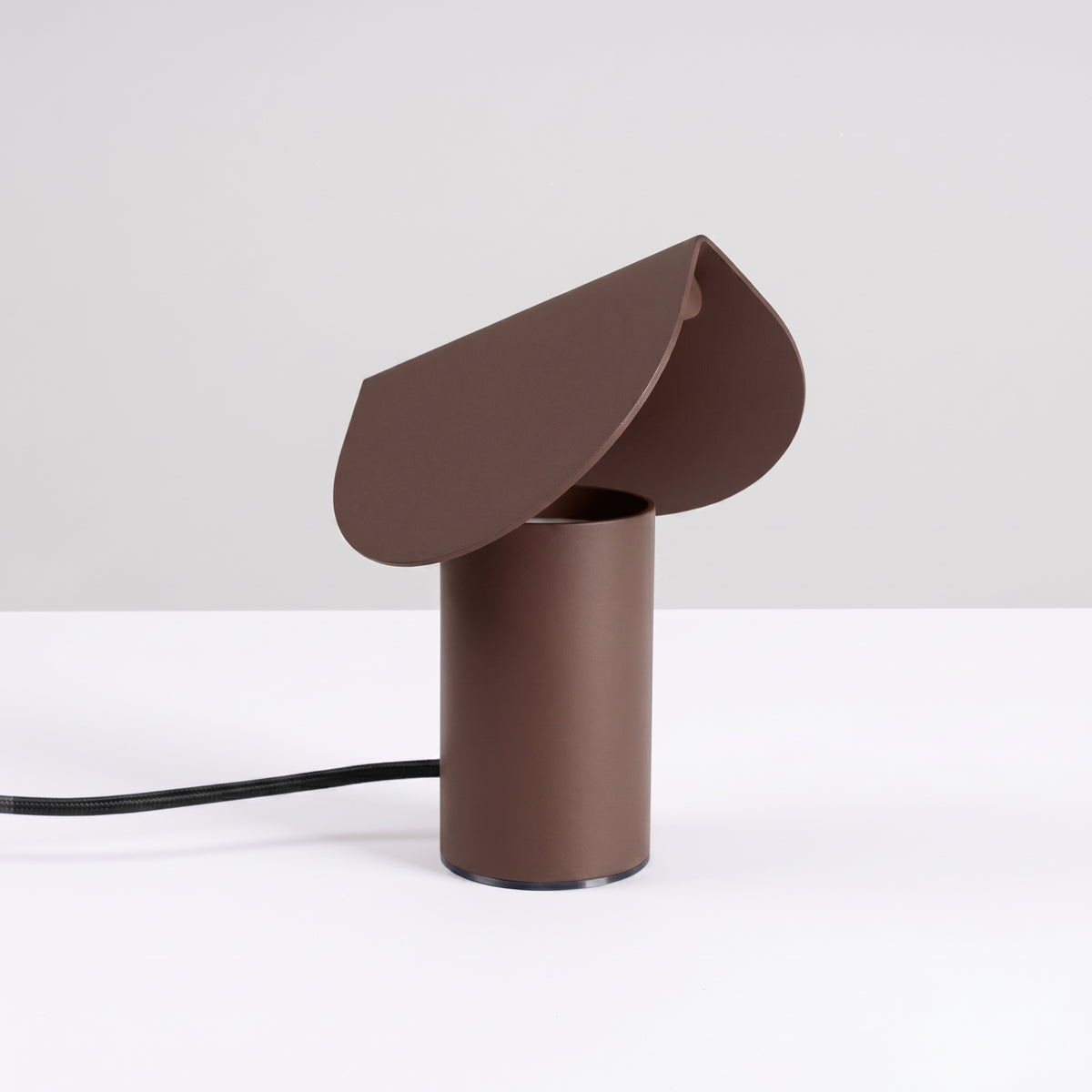 Lampe à poser Biscuit 15 cm marron