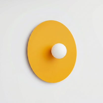 Applique Ake Ø 50 cm jaune