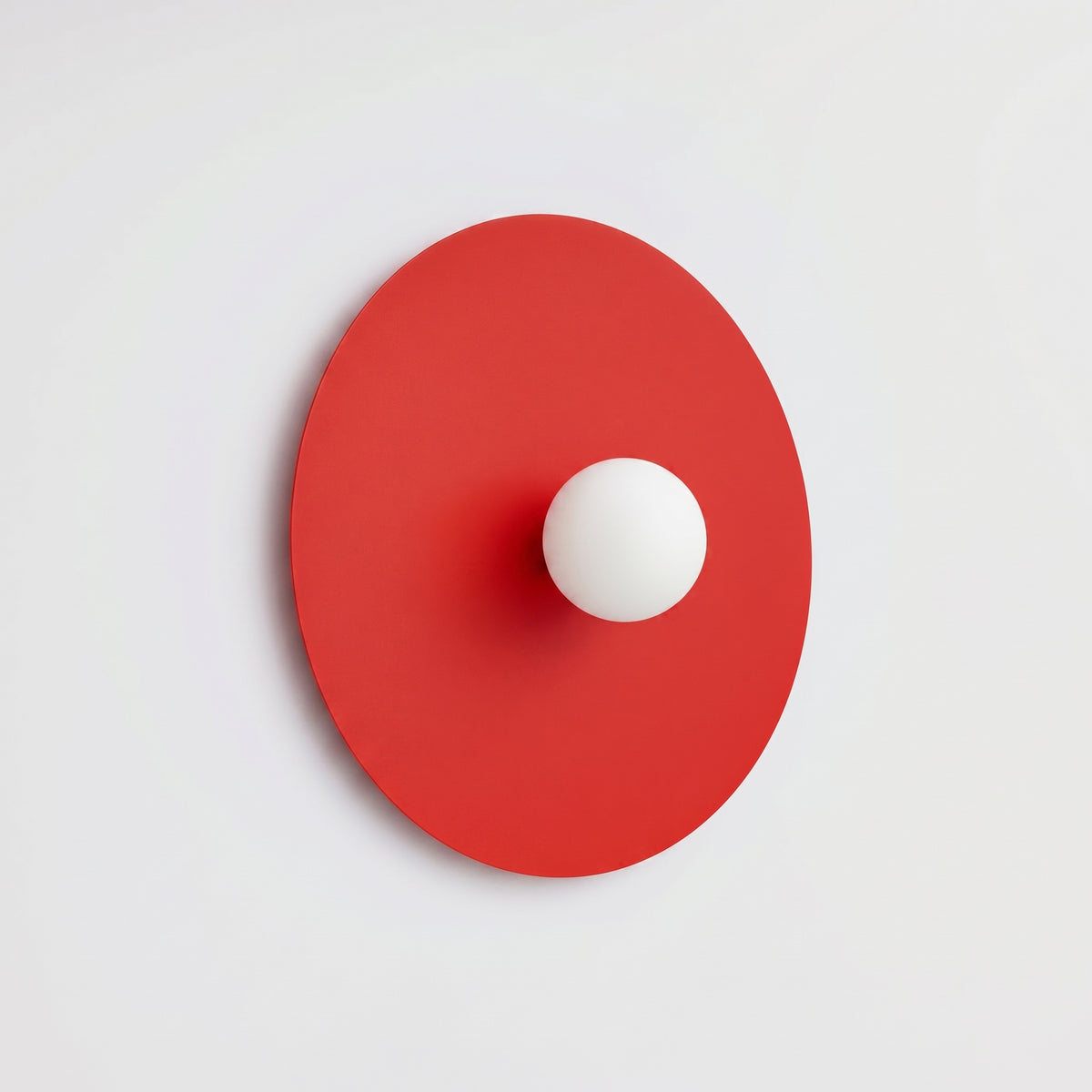 Applique Ake Ø 50 cm rouge