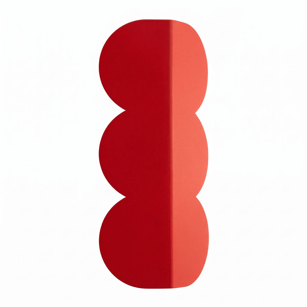 Applique Biscuit 34 cm rouge