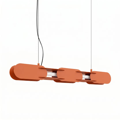 Suspension Chain 91 cm ocre rouge