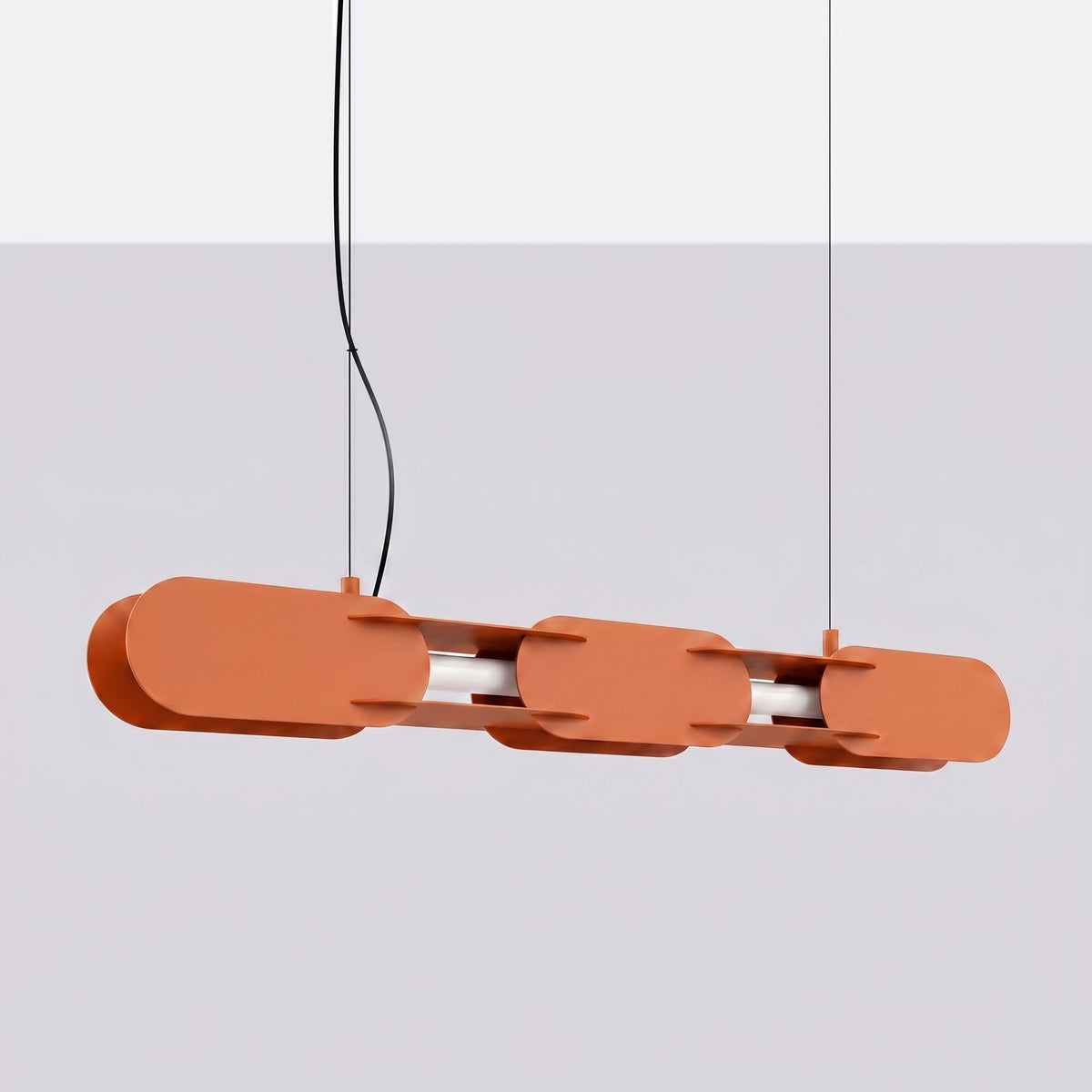 Suspension Chain 91 cm ocre rouge