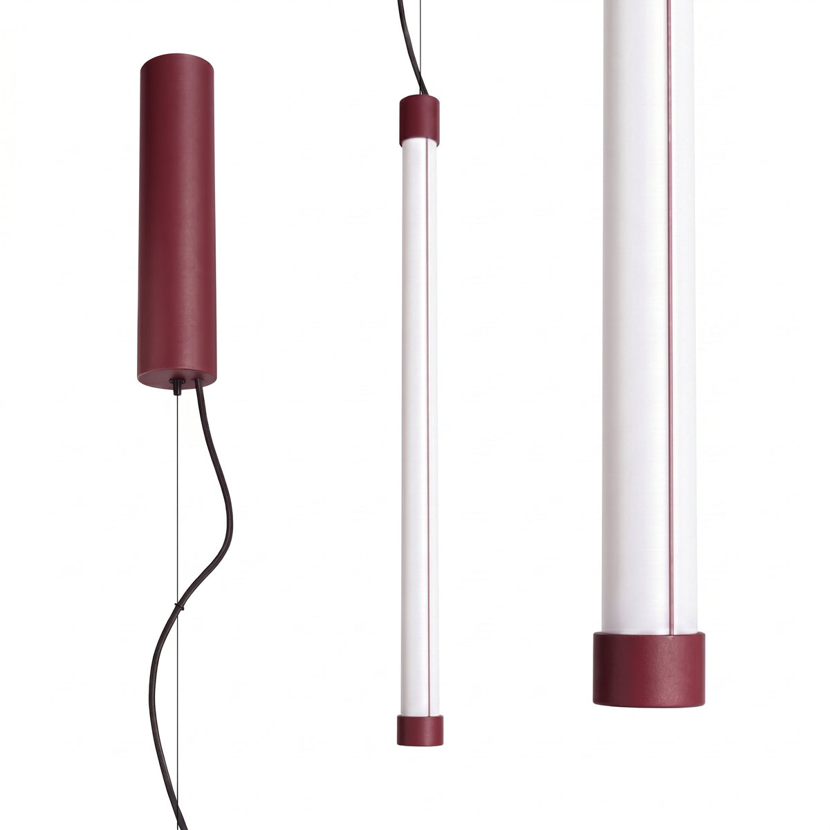 Suspension Trang 50 cm bordeaux