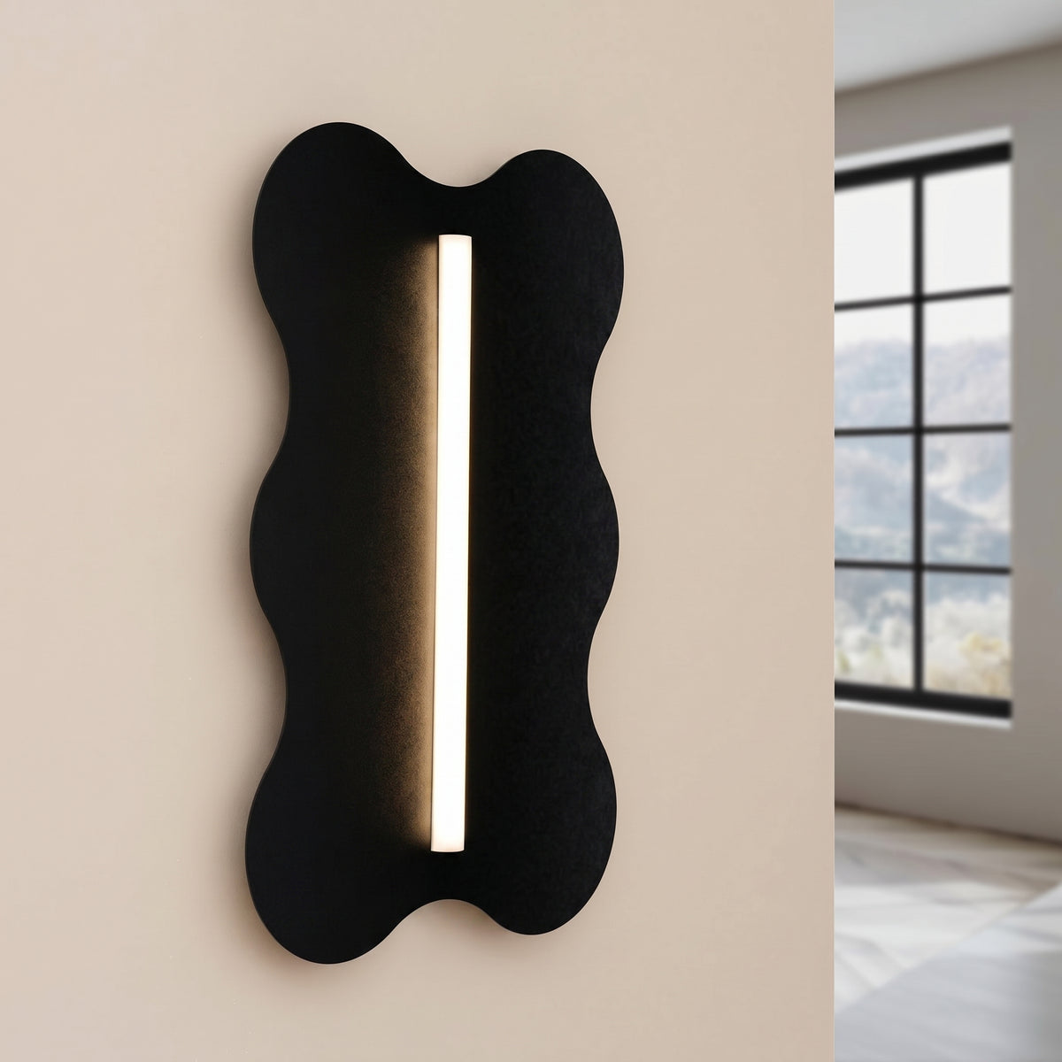 Applique Klover 66 cm noir