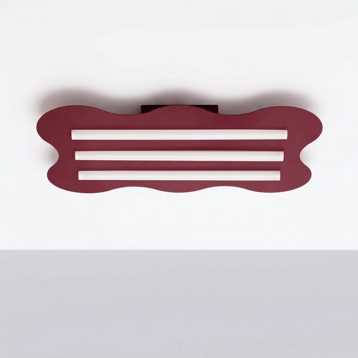 Plafonnier Klover 66 cm bordeaux