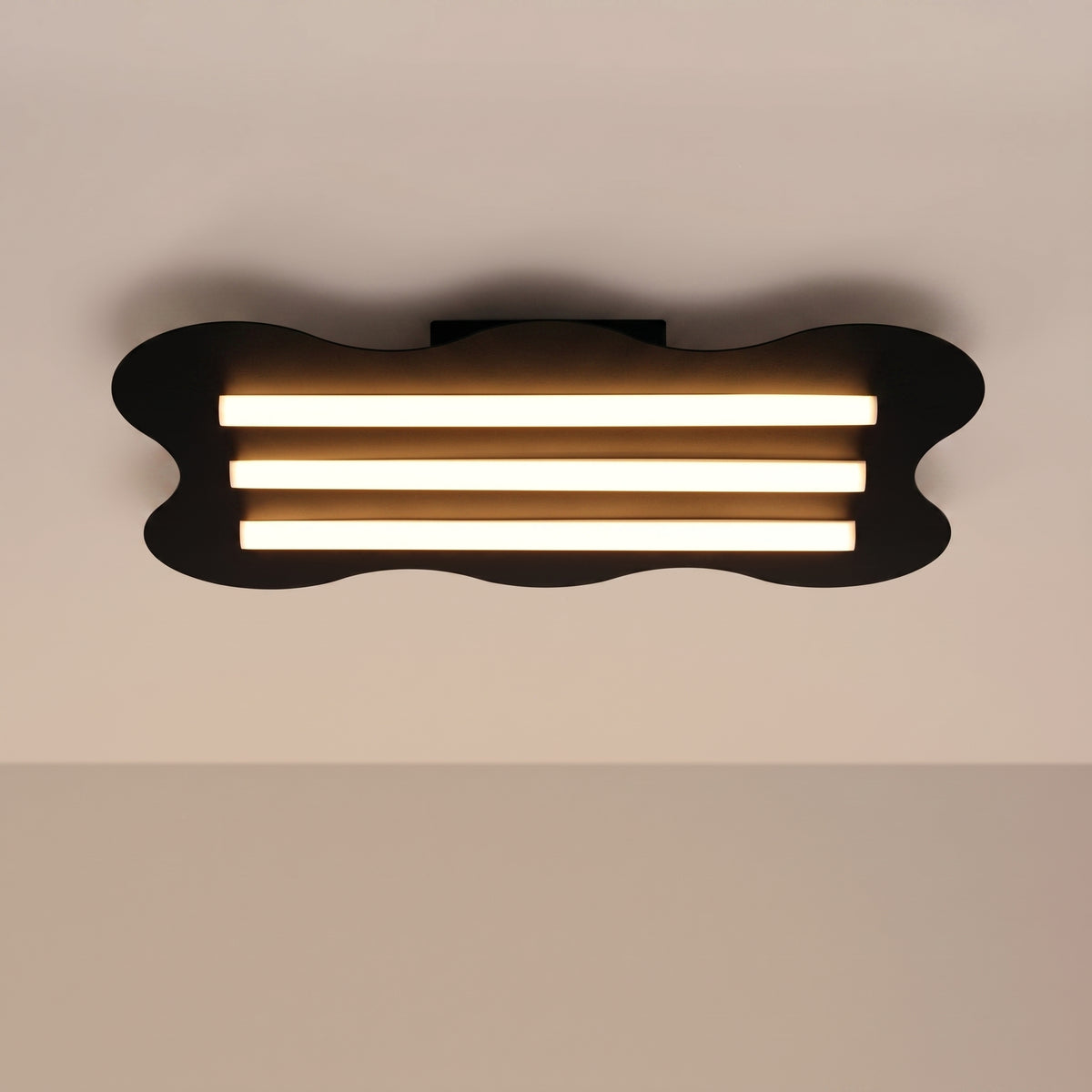 Plafonnier Klover 66 cm noir