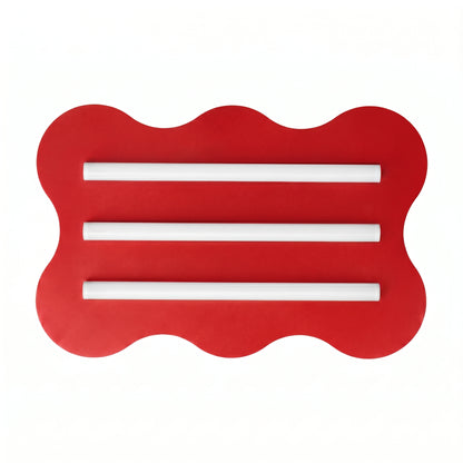 Plafonnier Klover 66 cm rouge