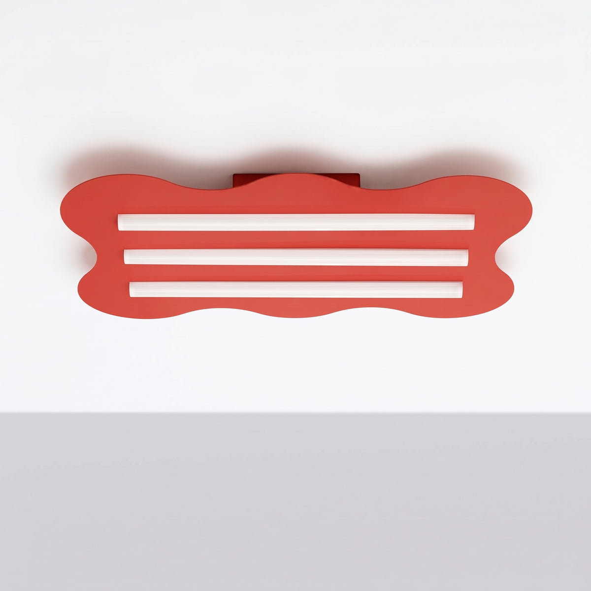 Plafonnier Klover 66 cm rouge