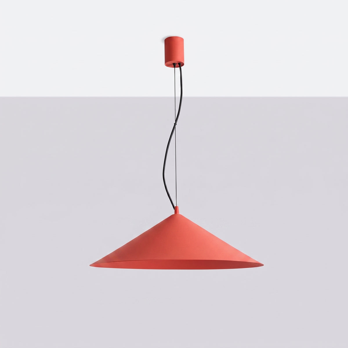 Suspension Fint Ø 50 cm rouge
