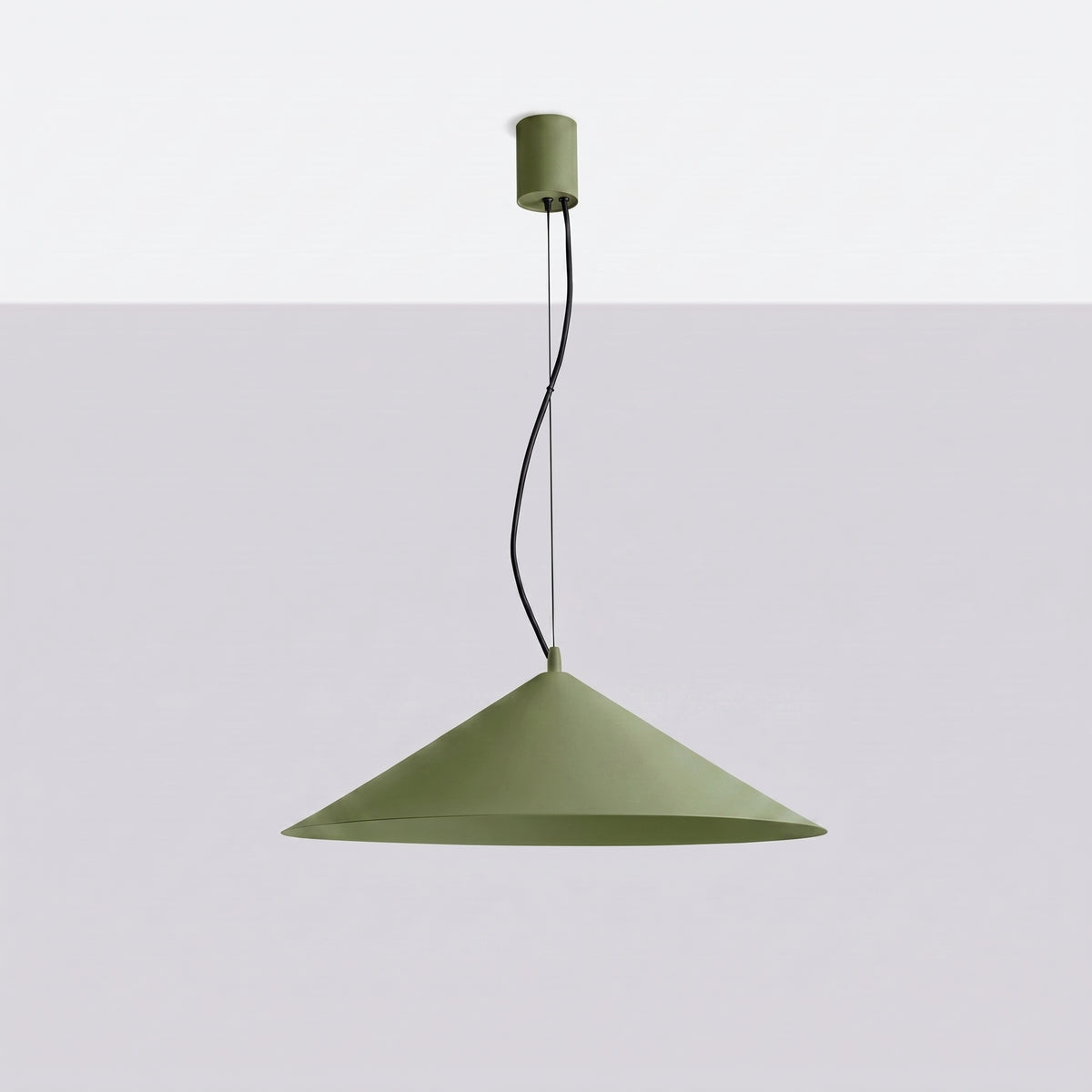 Suspension Fint Ø 50 cm vert olive