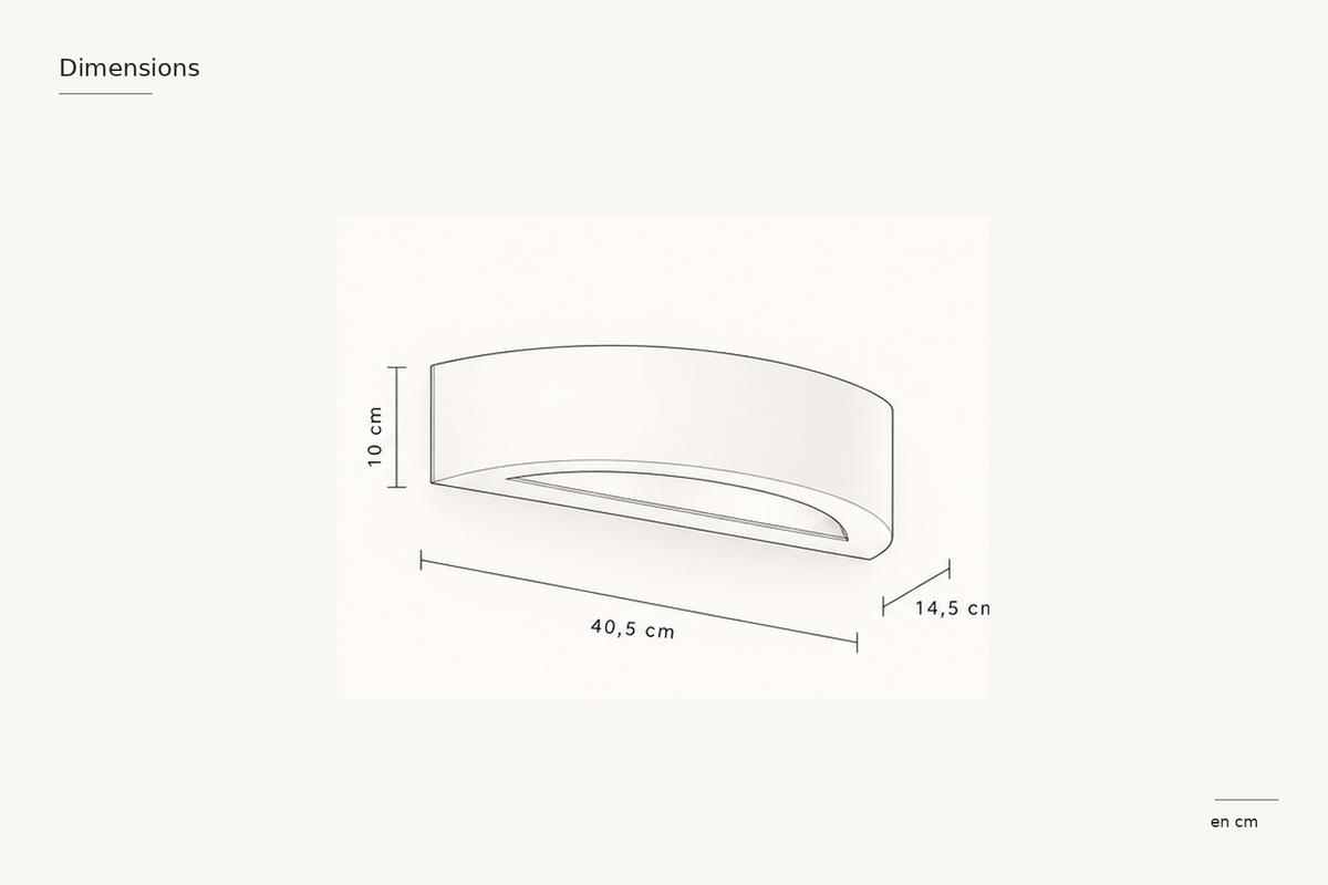 Plan de dimensions