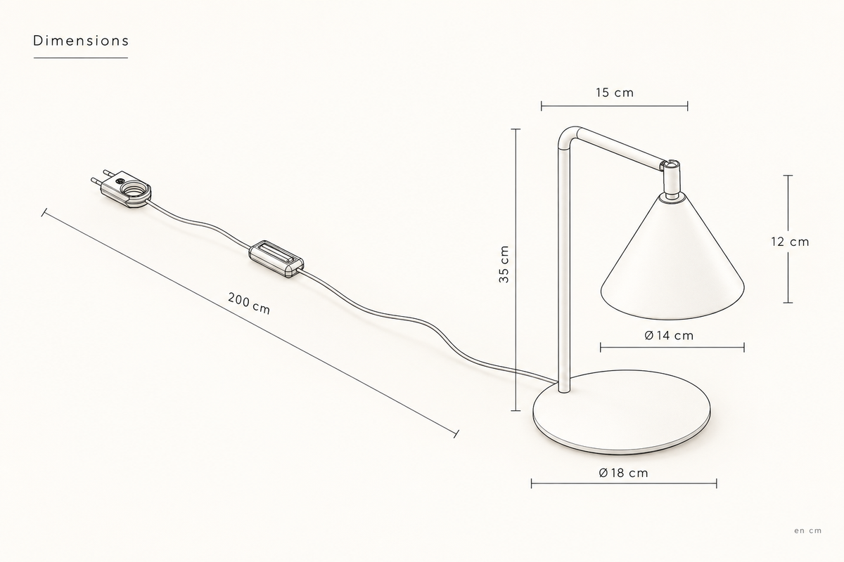 Plan de dimensions
