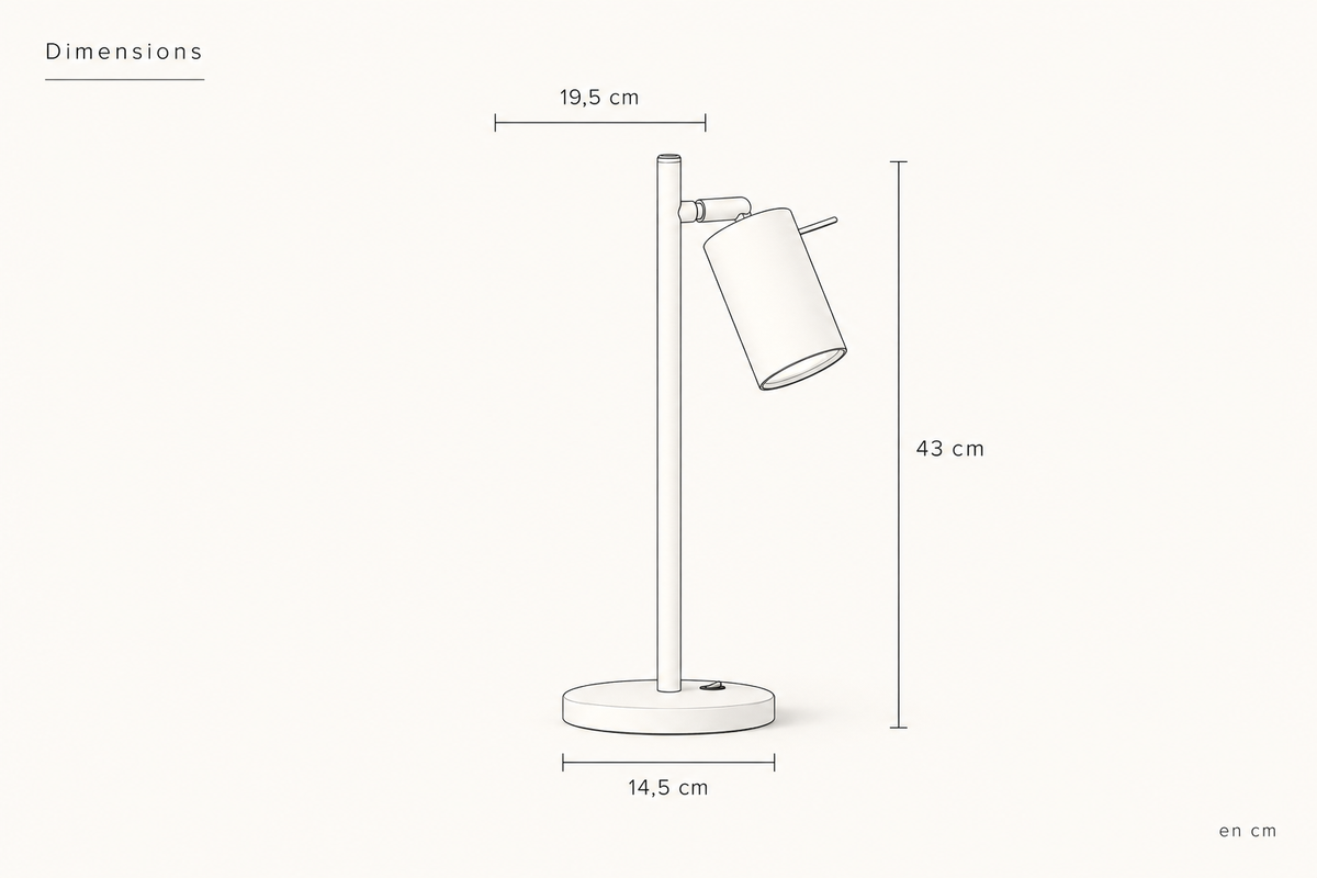 Plan de dimensions