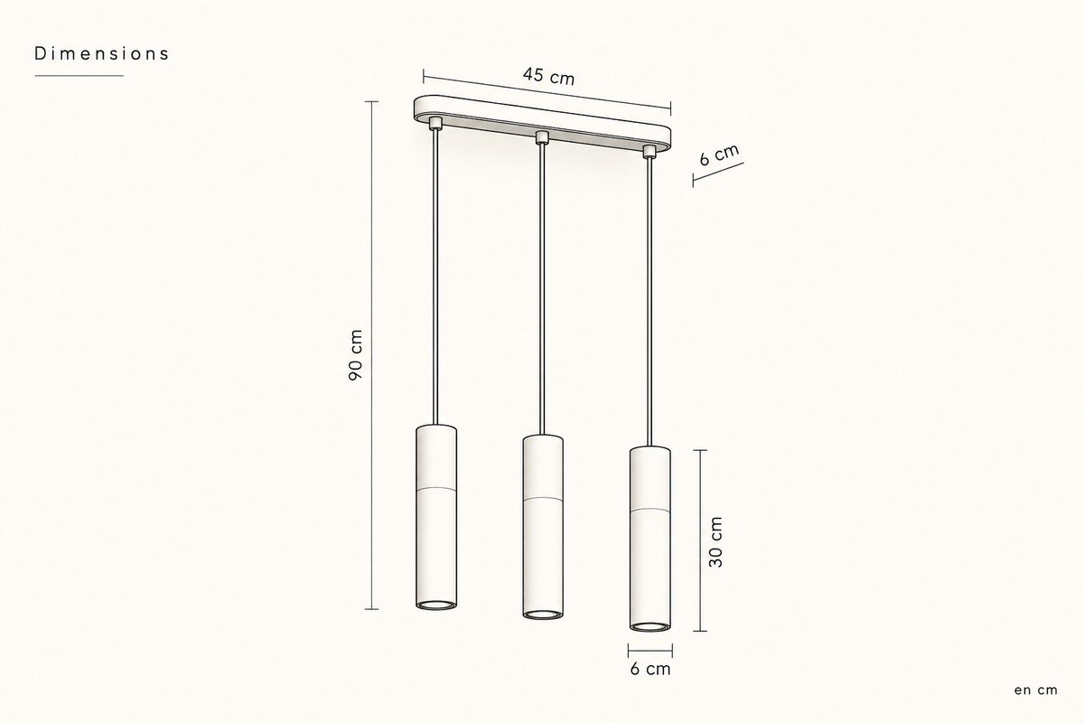 Plan de dimensions