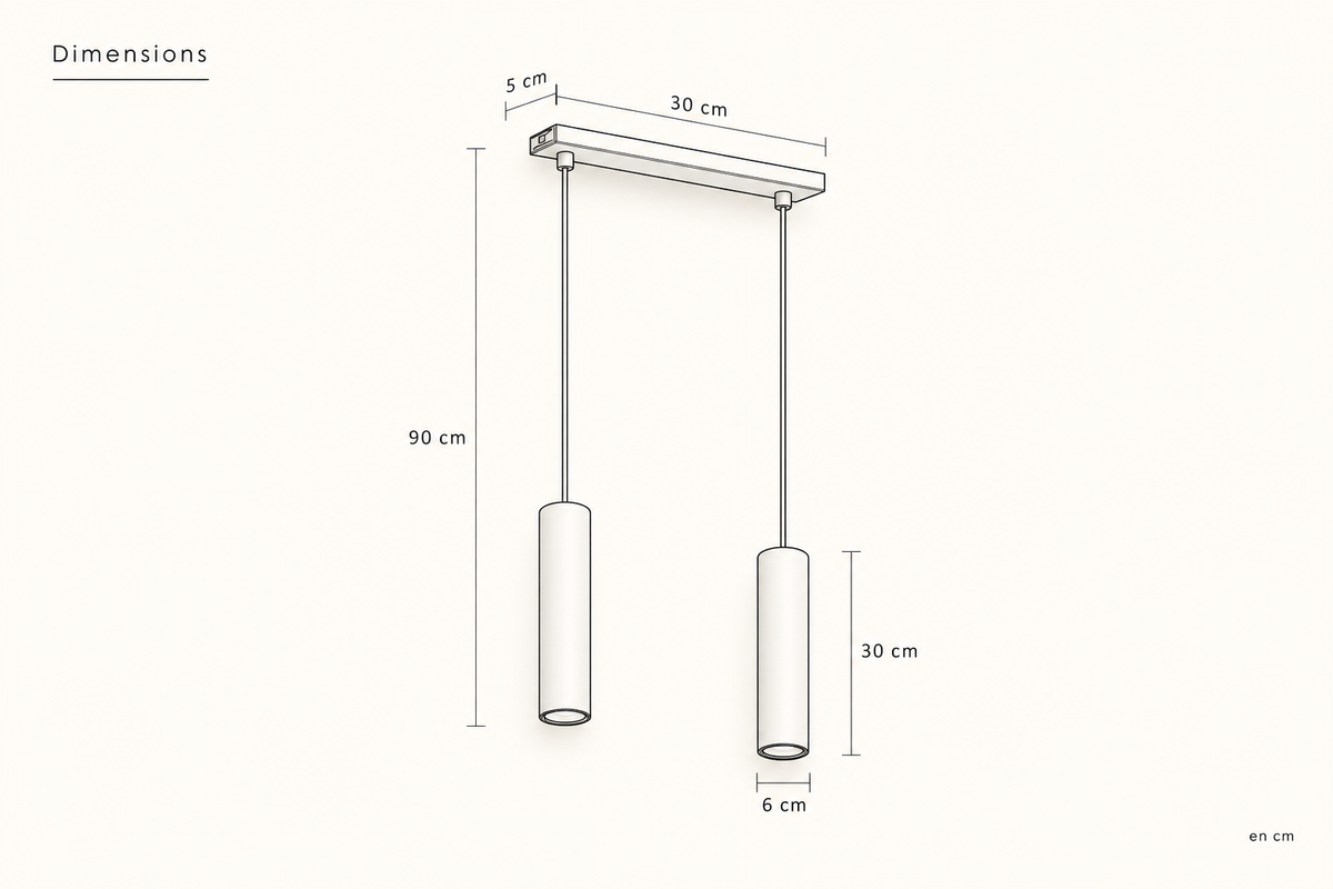 Plan de dimensions