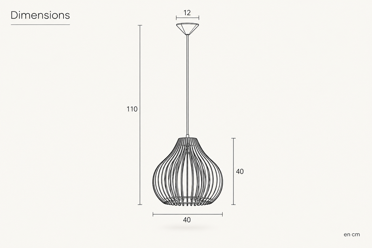 Plan de dimensions