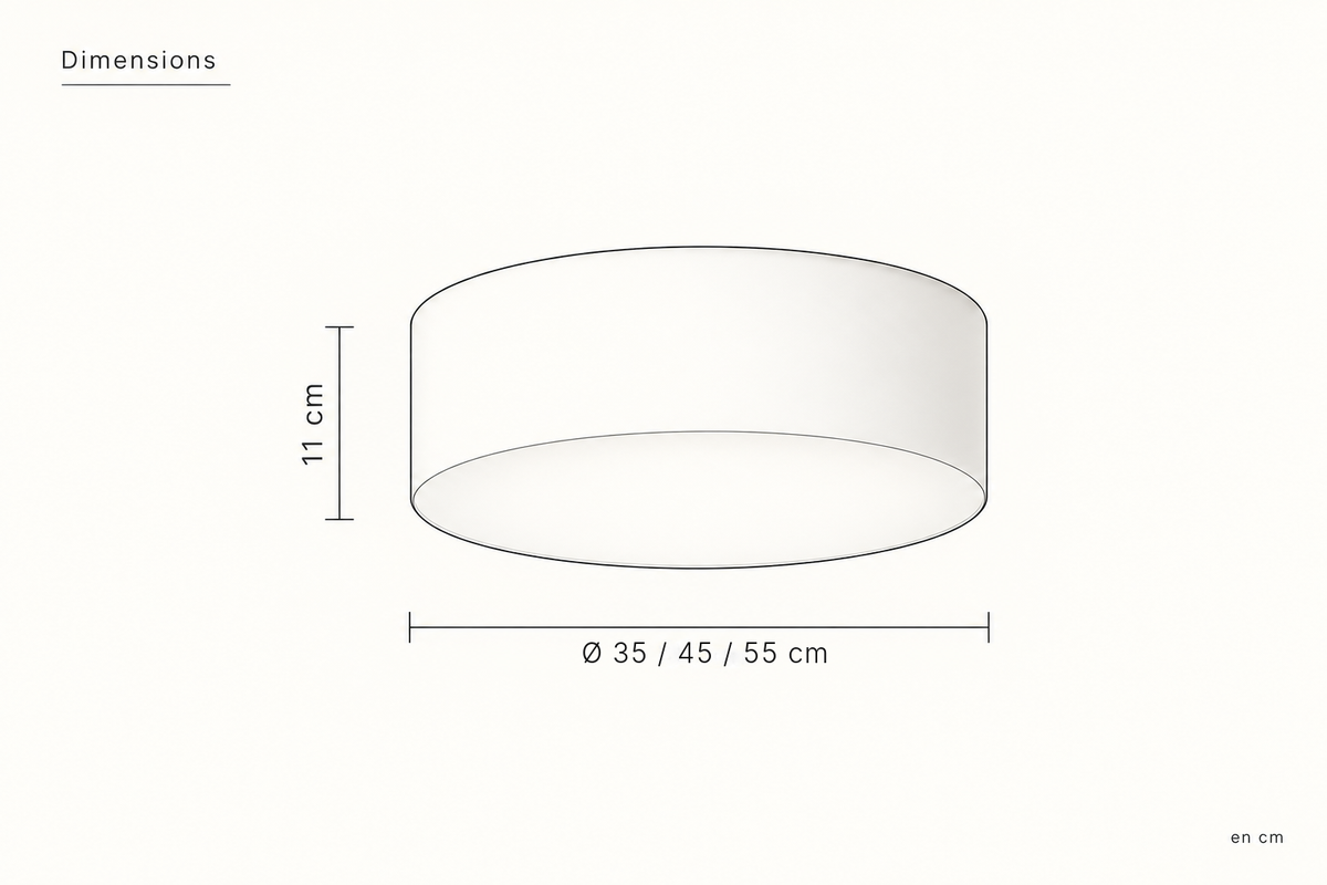 Plan de dimensions