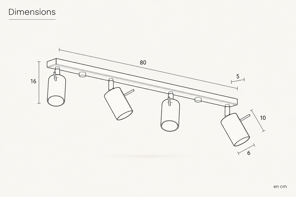 Plan de dimensions